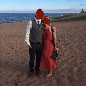 Rust orange Astr dress